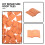 Orange keramik ler tagsten 50 stk. 6
