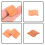 Orange keramik ler tagsten 50 stk. 8