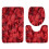Rideau de porte en polyester pour la Saint-Valentin, décoration festive 1