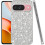 Google Pixel9 glitter stötsäkert skal Silver TPU/PC 1