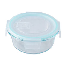 Glass Bento Box with Lids Airtight Microwave Safe Meal Prep Container 20oz Fresh-Keeping Leakproof Dishwasher Safe Office Lunch Box