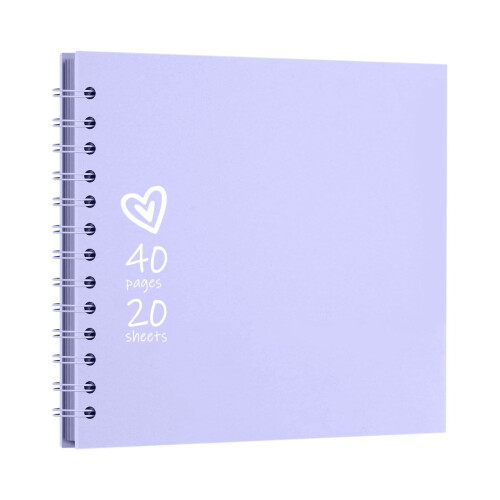 Lila bröllopsalbum handgjort 1 styck