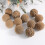 Décorations de Noël en velours marron, lot de 12, 6 cm 1