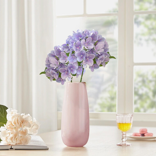 Silk Hydrangea Bouquet 54 Stems Fake Flowers