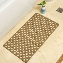 Tapis de bain antidérapant en TPE avec ventouses, 75 x 43 cm