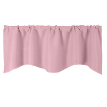 Cantonnière extra large en microfibre de polyester rose