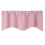 Cantonnière extra large en microfibre de polyester rose 1