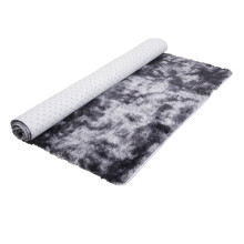 Tapis moelleux gris clair antidérapant 152 x 213 cm