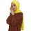 Sciarpa Hijab in Jersey da donna, morbida e lunga 1