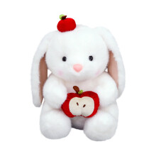 Peluche lapin avec parapluie, 35 cm