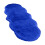 Tapis de chambre bleu en peluche extra large 1