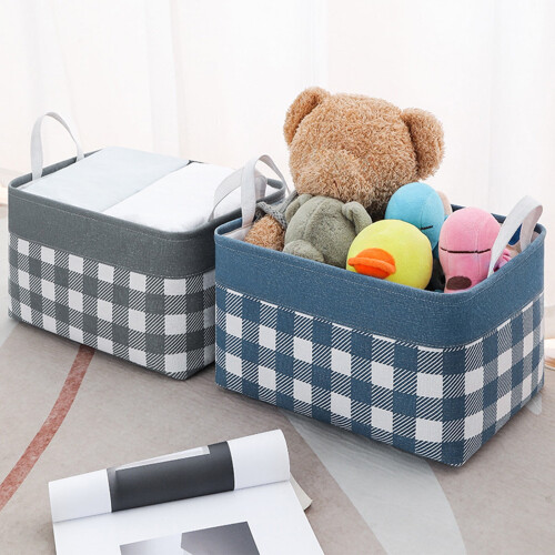 Panier à linge autoportant haut avec poignées allongées