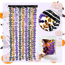 Halloween spindel glitter fransgardin 9x1,8 m