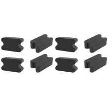 8PCS Rubber Coil Spring Spacers,Heavy Duty Front Coil Spring Booster Kit for 2.5inch Coil Spring Lift