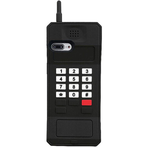 3D-silikonskal för iPhone 7Plus och 8Plus – retro
