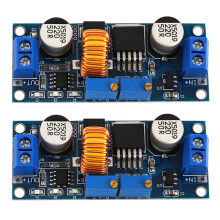 2X Lithium Batterie Ladegerät Modul Board 5V-32V Zu 0,8V-30V 5A LED Treiber Abwärts Abwärtswandler Board Konstantstrom Spannung