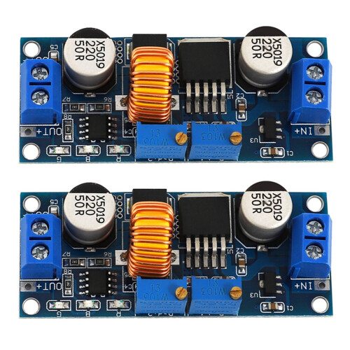2X Controlador de LED Tablero de Convertidor de Reductor de Dólar Voltaje de Corriente Constante