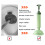 Déboucheur de toilettes à ventouse haute pression MOQIN 8