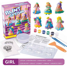 Kit de peinture sur plâtre à faire soi-même pour enfants, pour développer la créativité et les compétences manuelles.