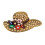 Vintage rhinstensbroche til kvinder, legering og perle, 4