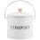 Kitchen Compost Bin Metal Countertop 0.8 Gallon with Lid 1