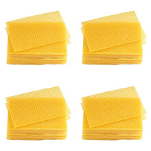Beeswax Sheets 120Pcs Beeswax Foundation Sheets Wax Foundation for Bee Frames Natural Honeycomb Sheets Beeswax Sheets