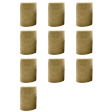 10X Coffee Sport Self Adhesive Elastic Bandage Wrap Tape for Knee Support Pads Finger Ankle Shoulder