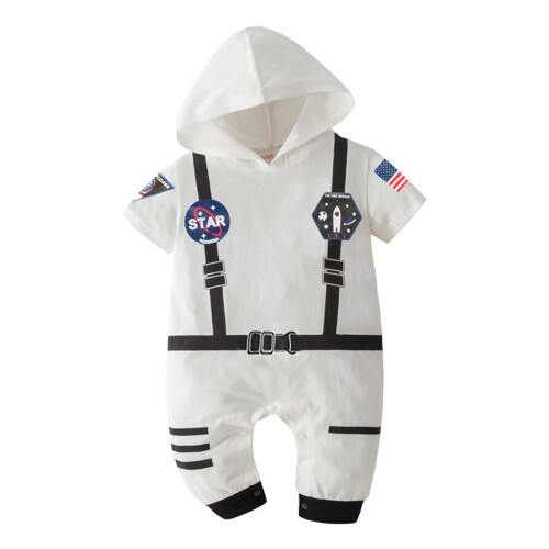 Astronaut Romper for Toddlers and Babies Soft Short-Sleeve