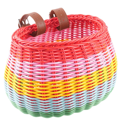 Panier de vélo avec fixation arrière et sangle de fixation