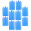 Reusable Ice Packs for Coolers and Freezer 10 Pcs 4