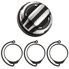 4X Car Fuel Cap Oil Tank Cover 971044251 971044261 for Boxster Cayman 981 2013-2016