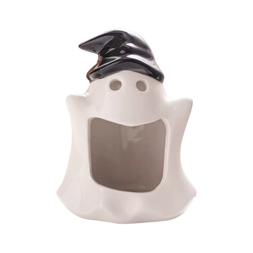 Halloween-Ornamente: Geist, Kürbis, Laterne, Kerzenständer
