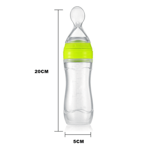 Cucchiaio dosatore per alimenti per neonati in silicone da 90 ml 1