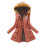 Women's Winter Coat Lamb Wool Cotton Thick Hooded 1