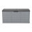 Weatherproof Storage Box with Wheels 75 Gallon Black Grey 8