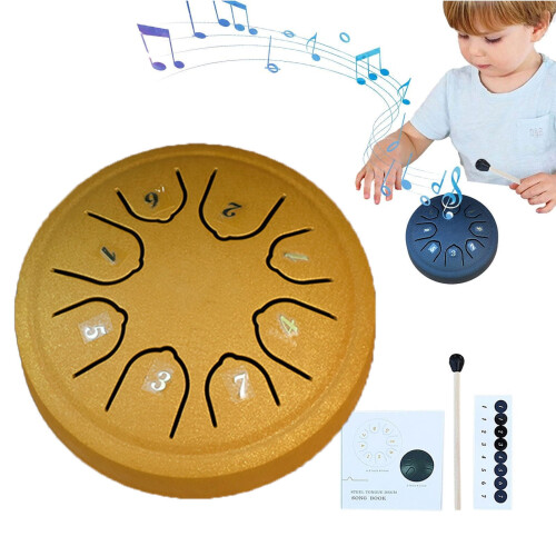 4.5 inch 8-note waterproof rain drum for outdoor use 2