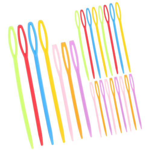 Ace de cusut din plastic pentru copii, 40 buc, 7 cm și 9 cm 1