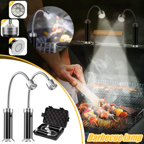 BBQ Grill Light with Magnetic Base and Flexible Gooseneck 1