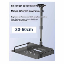 2X Soporte de Pared para Bandeja de Techo para Proyector, Ideal para Cámaras y Proyectores, Ideal para Videoconferencias y Oficina en Casa C