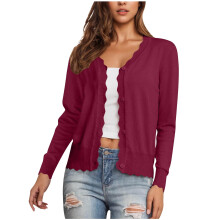 Women's Cardigan Sweater Fall Lightweight Open-Front