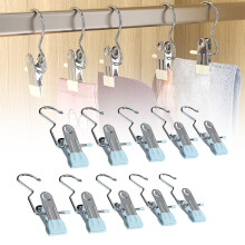 Stainless Steel Rotating Hanging Hook Clip 360