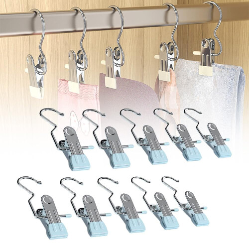Stainless Steel Rotating Hanging Hook Clip 360