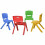 Resenkos kids chairs colorful stackable plastic 4-pack 2