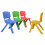 Resenkos kids chairs colorful stackable plastic 4-pack 5