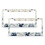 Christmas Tree and Deer Winter License Plate Frames 2 pcs 1