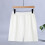 Kids Cotton Sweat Shorts with Drawstring White Size 3-4 3