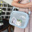 Borsa a tracolla da donna in PVC trasparente, stile giapponese. 8