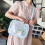 Borsa a tracolla da donna in PVC trasparente, stile giapponese. 6