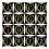 Decorative Pillow Case Skin-Friendly Washable Black Gold 2