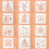 Plastic Painting Stencil Set Christmas Themes 12 Pcs 1